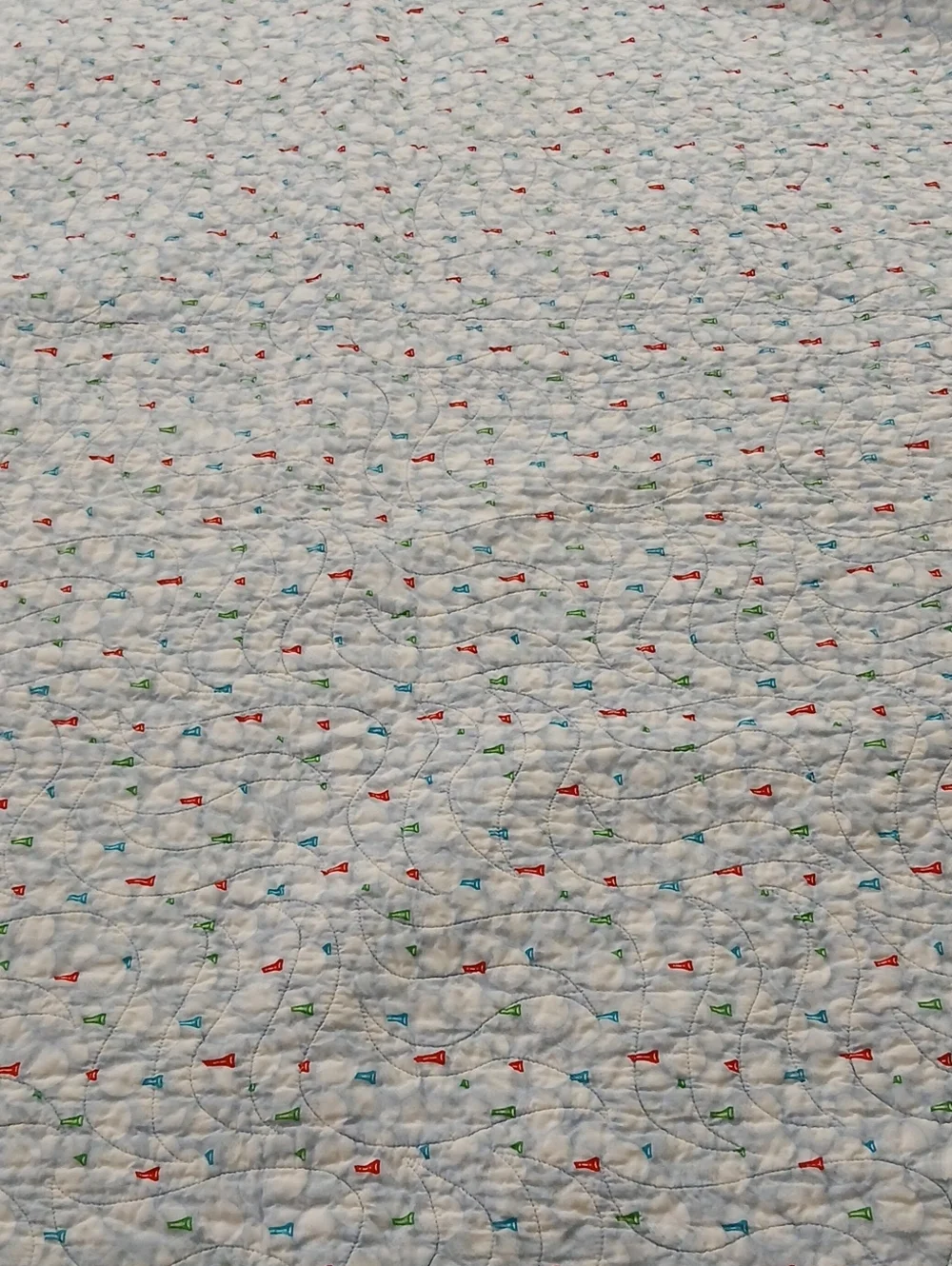 Homemade Golfing Quilt